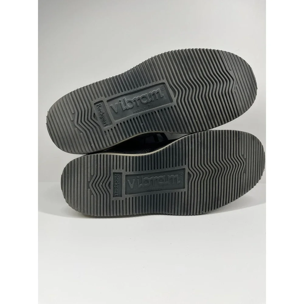 Rockport Prestige Point Chukka Boots Men's 9 Charcoal Vibram Sole Casual Preppy‎